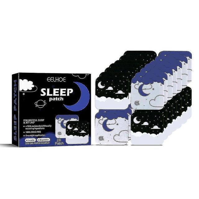 28pcs Patch De Sommeil Pour Femmes Hommes Favorise Le Sommeil De Repos Et Élimine Le Décalage Horaire on Productcaster.