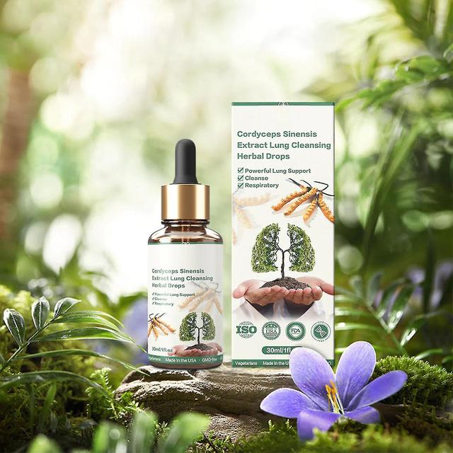 Brume de nettoyage des poumons à base de plantes, Essence de soins pulmonaires à base de plantes Spray à base de plantes puissant pour le soutien d... on Productcaster.