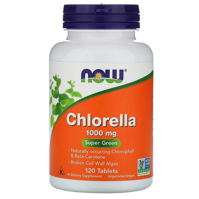 NOW Foods Ora Alimenti, Chlorella, 1.000 mg, 120 Compresse on Productcaster.