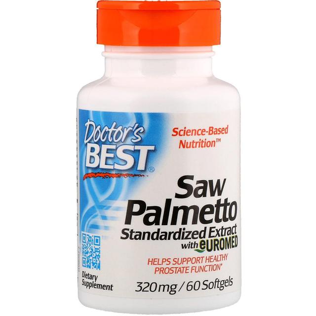 Doctor's Best, Saw Palmetto, Estratto standardizzato con Euromed, 320 mg, 60 Softg on Productcaster.