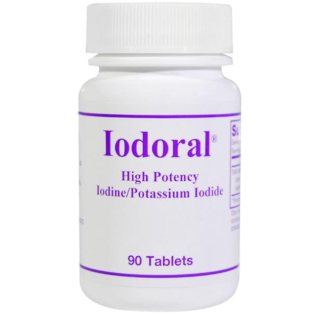 Optimox, Iodoral, Iodine/Potassium Iodide, 90 Tablets on Productcaster.