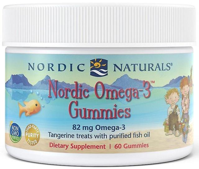 Nordic Naturals Nordic Omega-3 Gummies 82 mg 60 gummies 285 gr on Productcaster.