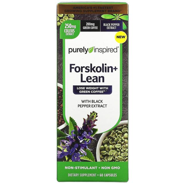 Purely Inspired Puramente inspirado, Forskolin + Lean, 60 Cápsulas on Productcaster.