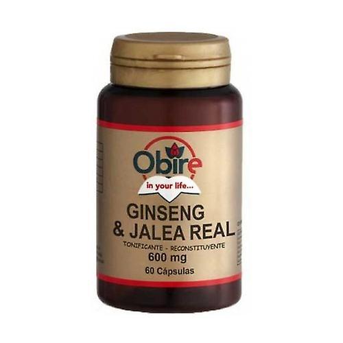 obire Ginseng and Royal Jelly 60 capsules of 600mg on Productcaster.