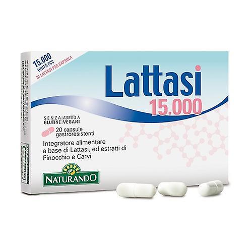 Naturando Lattasi 15.000 lactase 20 kapsler on Productcaster.