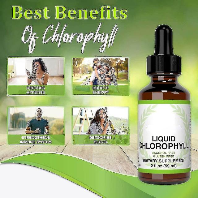 Youte Chlorophyll All-natural Extract Liquid Drops Water Soluble Mint Flavour 59ml on Productcaster.