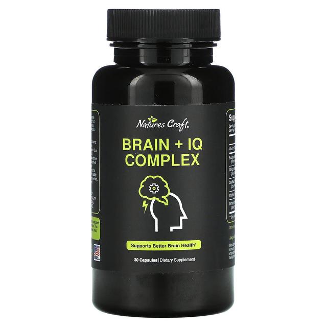 Natures Craft, Brain + IQ Complex, 30 capsule on Productcaster.