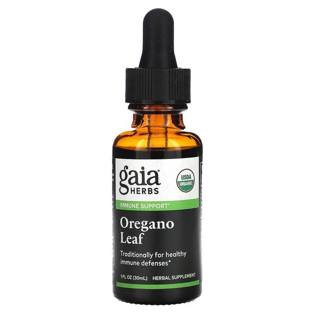 Gaia Herbs Gaia örter, ekologiskt oreganoblad, 1 fl oz (30 ml) on Productcaster.