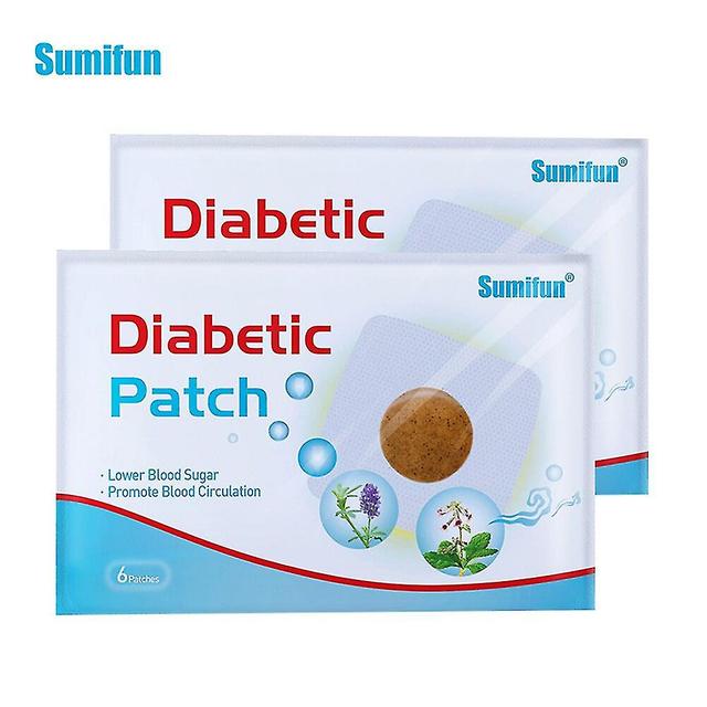 Coscelia 12pcs=2bags Diabetic Treatment Sticker Herbal Extract Lower Blood Glucose Patch Sugar Balance Diabetes Plaster Health Care D1788 on Productcaster.