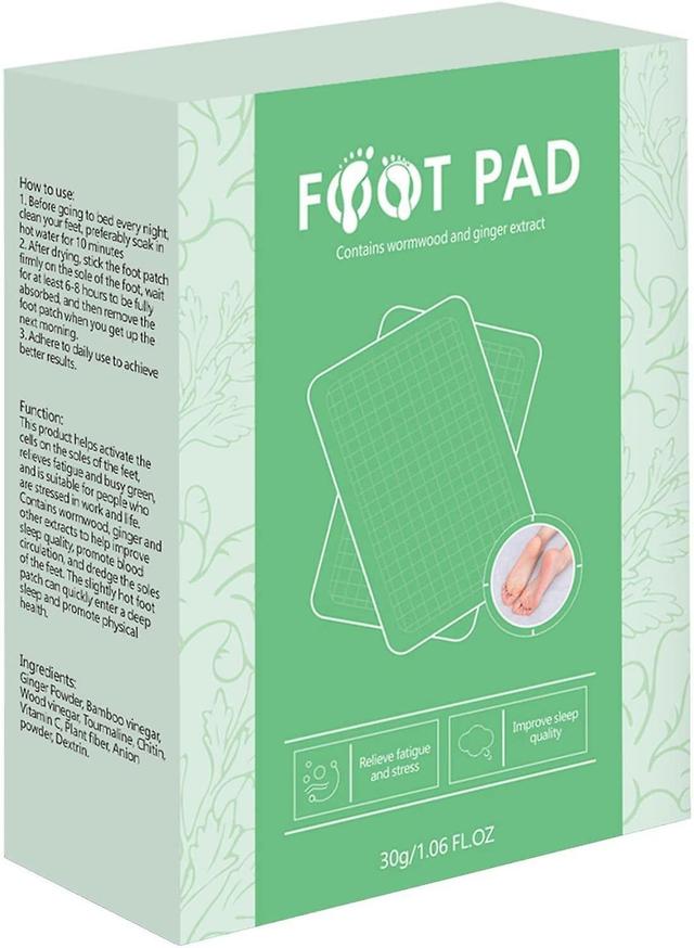 unbrand Foot Pads, Foot Patch Deep Cleaning, Natural Effective Wormwood Foot Patch For Foot And Body Care With Ginger Powder on Productcaster.