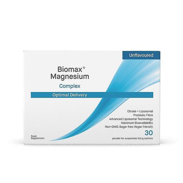 Coyne Healthcare Biomax Magnesium Advanced Delivery Sobres sin sabor 30 (C3276) on Productcaster.