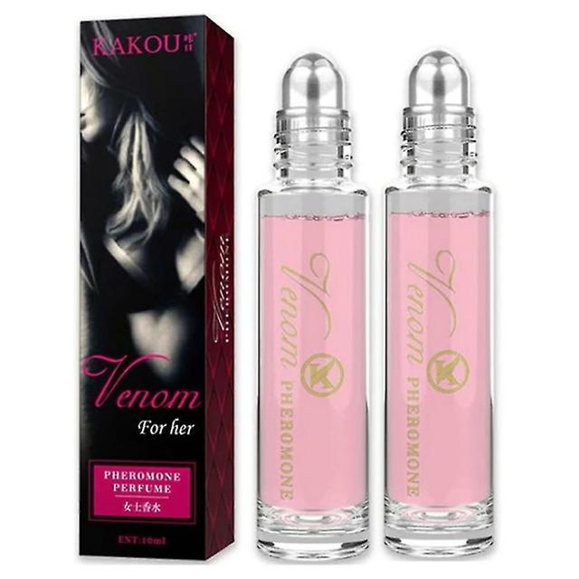 2pcs Pheromone Intimate Partner Perfume Attract Girl Men&women Roll On Fragrance on Productcaster.