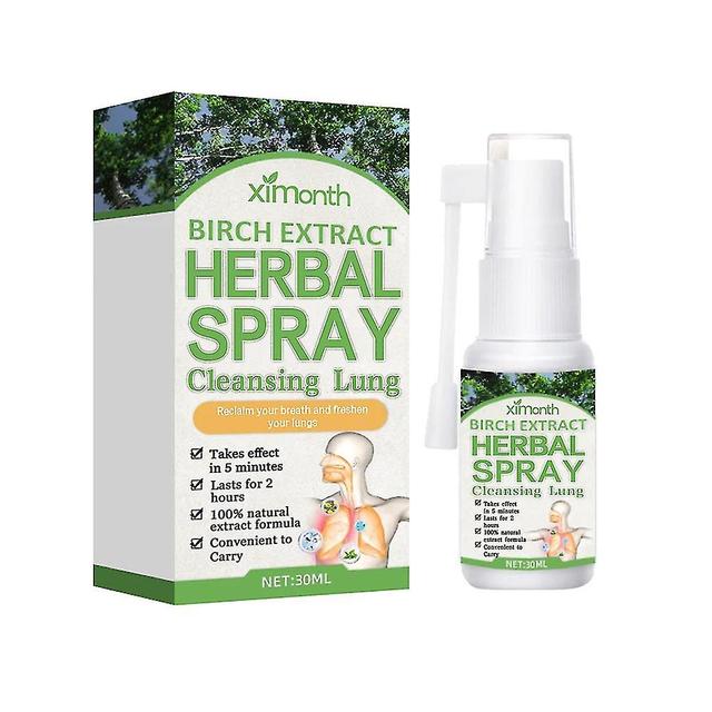 Herbal Lung Clearing And Repairing Spray For Lung Health Essence Drops 1pc on Productcaster.