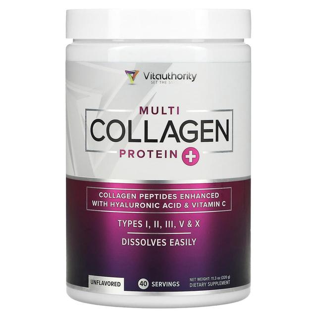 Vitauthority, Multi Collagen Protein, Bez smaku, 11.3 oz (320 g) on Productcaster.