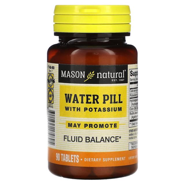 Mason Natural, Pillola d'acqua con potassio, 90 compresse on Productcaster.