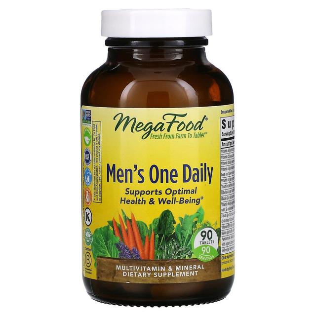 MegaFood, Men's One Daily, 90 Tablets on Productcaster.