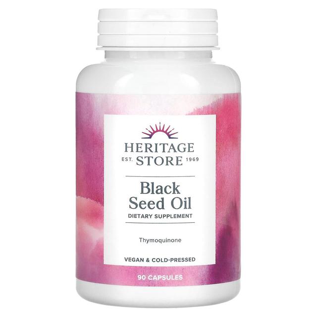 Heritage Store, Black Seed Oil, 90 Capsules on Productcaster.