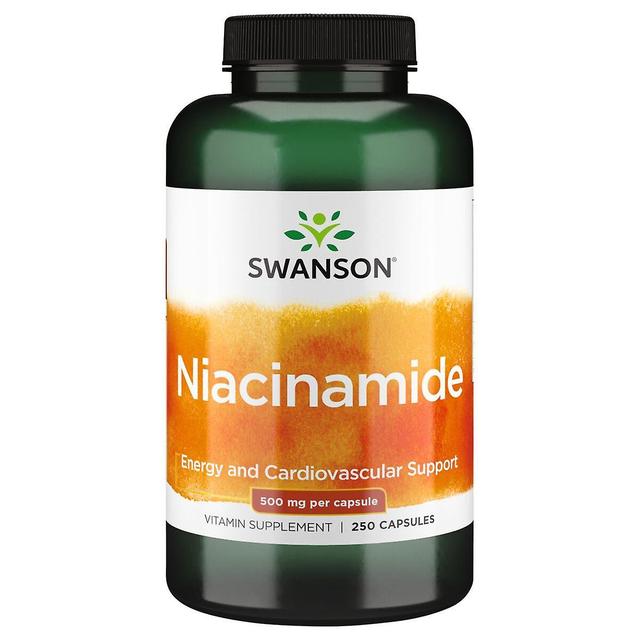 Swanson Niacinamid 500mg 250 kapsler on Productcaster.