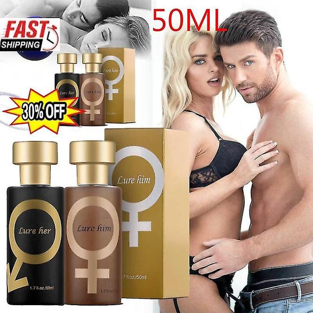 2pcs Aphrodisiac Golden Lure Her Pheromone Perfume Spray pour les hommes pour attirer les femmes [livraison gratuite] on Productcaster.