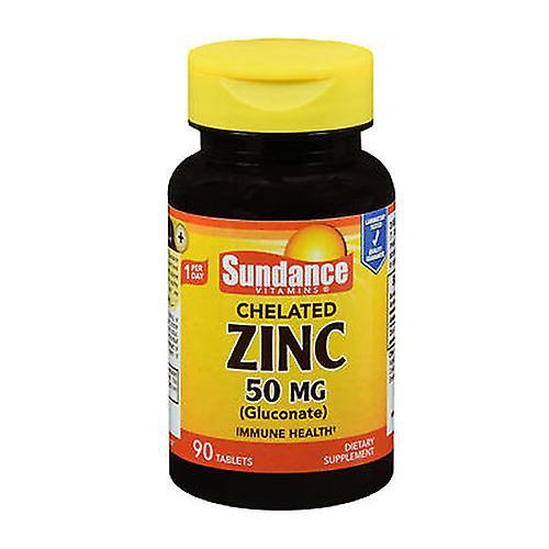 Sundance Vitamins Chelated Zinc (Gluconate) Tablets,50 mg,90 Tabs (Pack of 4) on Productcaster.