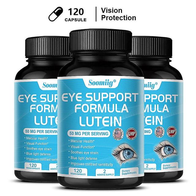 Visgaler Lutein Capsules Quickly Restore Vision, Treat Myopia, Protect Retina And Macula, Improve Ocular Edema, And Relieve Fatigue 120 count-3 bottle on Productcaster.