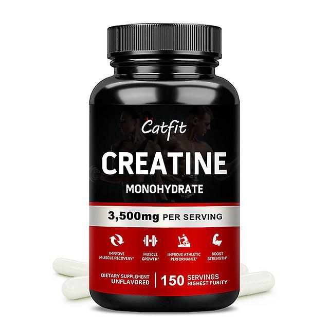 Visgaler Creatine Monohydrate Capsules Improve Energy Endurance Performance Enhance Athletic Muscle Growth Whey Protein For Gym 150 pcs on Productcaster.