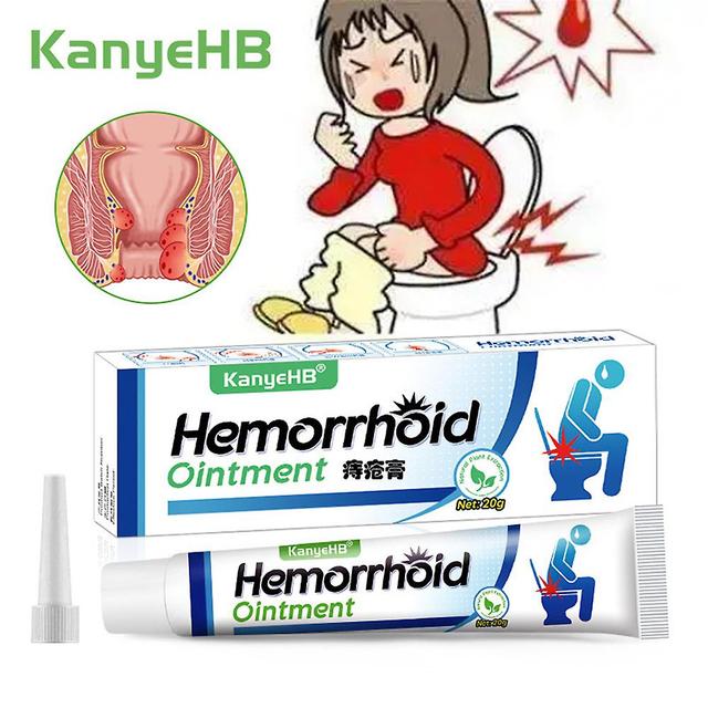 2pcs Hemorrhoids Internal And External Anal Fissure Cream Pain Reliving Cooling Herbs on Productcaster.