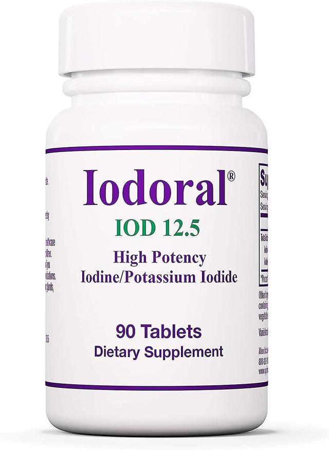 Optimox iodoral 12.5 mg high potency iodine nutritional supplement 90 tablets LONG on Productcaster.