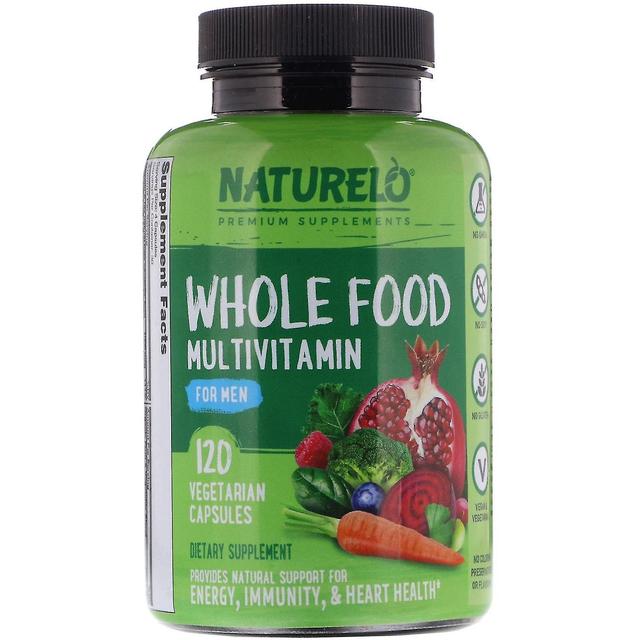 NATURELO, Whole Food Multivitamin for Men, 120 Vegetarian Capsules on Productcaster.