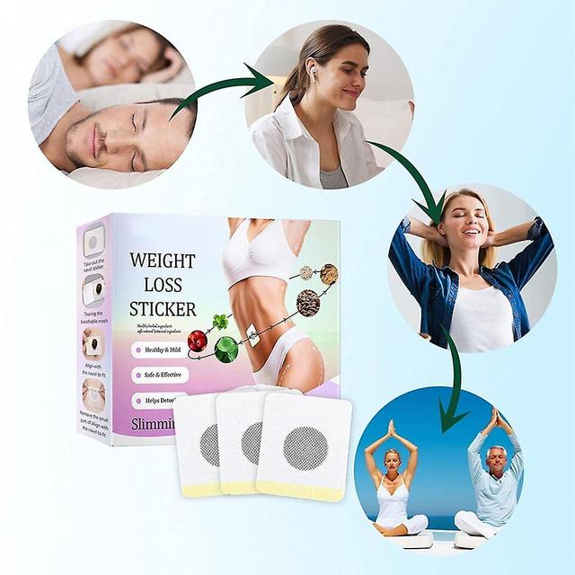 1box Vermageringsdieetpatch Snel verbrandend vet en afslankproducten Natuurlijke kruiden Navel Sticker Body Shaping Patches on Productcaster.