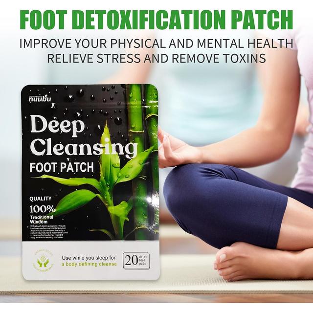 20 Pcs Detox Foot Patches Pads Body Feet Toxins Cleansing Foot Patches on Productcaster.