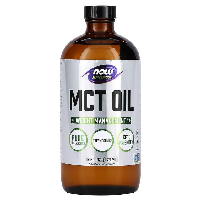 NOW Foods, Sports, MCT Oil, Unflavored, 16 fl oz (473 ml) on Productcaster.