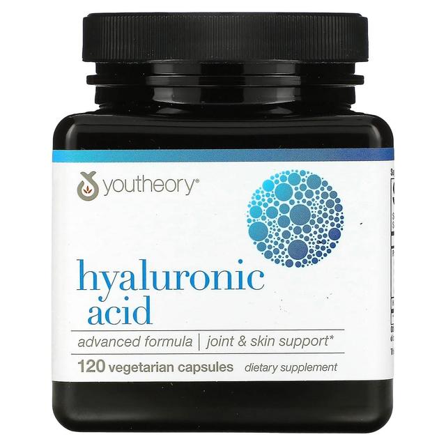 Youtheory, Hyaluronic Acid, Advanced Formula, 120 Vegetarian Capsules on Productcaster.