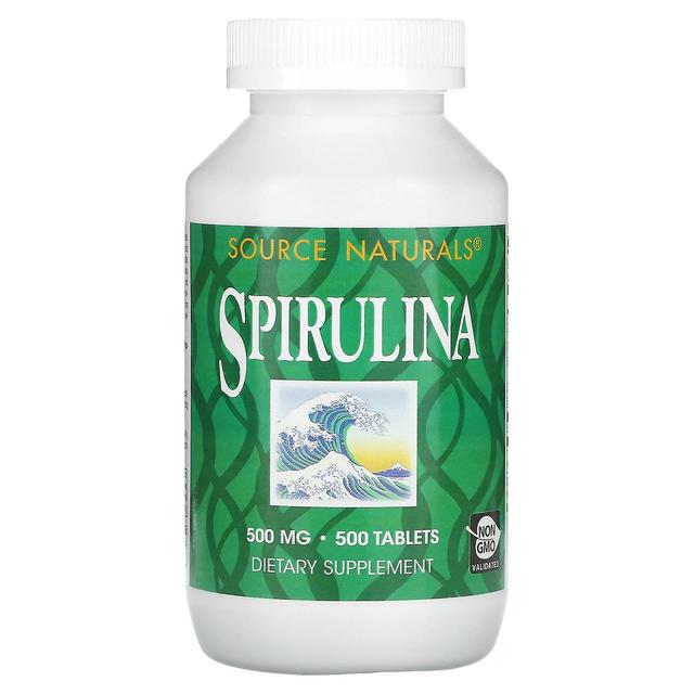 Source Naturals, Spirulina, 500 mg, 500 Tablets on Productcaster.