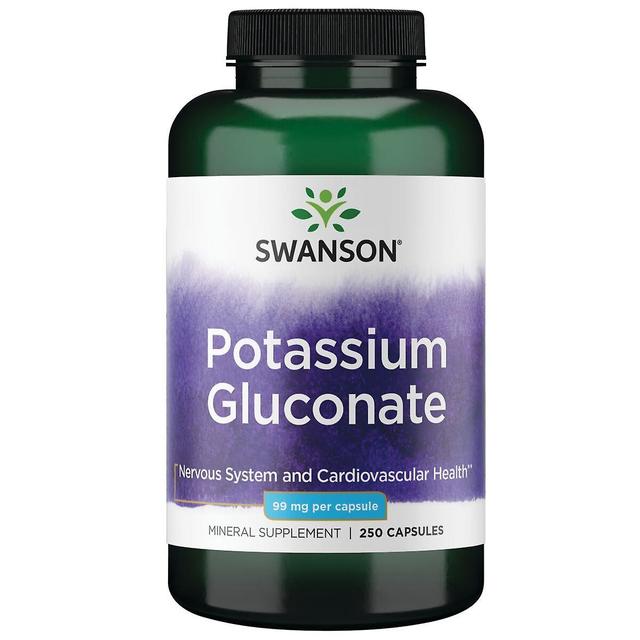 Swanson Potassium Gluconate 99 mg 250 Capsules on Productcaster.