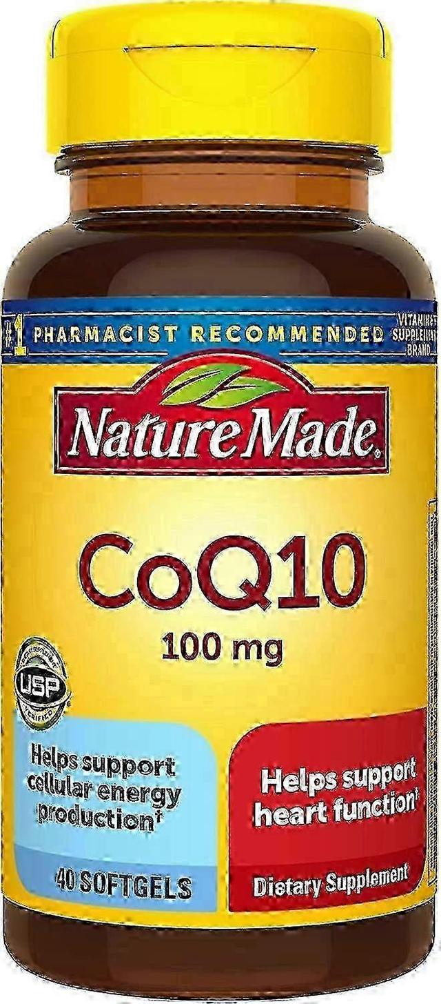 Nature made coq10, 100 mg, softgels, 40 ea on Productcaster.