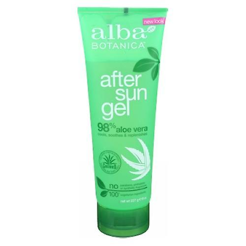 Alba Botanica After Sun Gel 98% Aloe Vera, 8 Oz (Paquet de 2) on Productcaster.