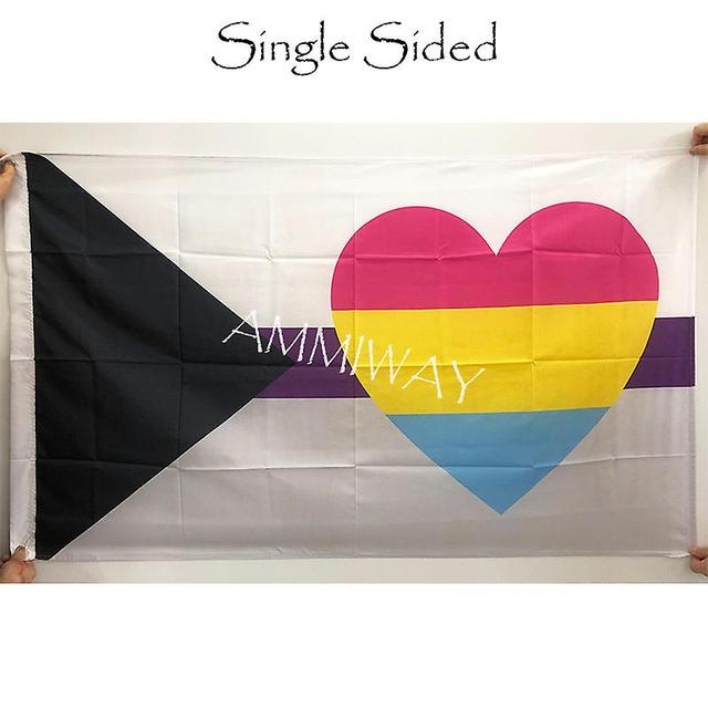 Ederfun Semua Ukuran Demiseksual Panromantic Combo Bendera Tunggal Atau Dua Sisi Lgbt Pelangi Poliester Pencetakan Bendera Dan Spanduk Single Sided... on Productcaster.