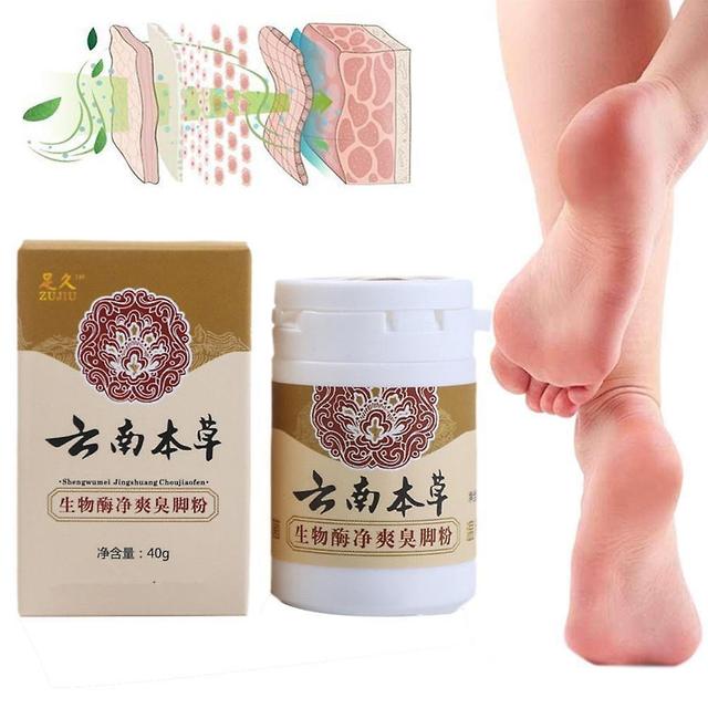 Herbal Extract Fungus Combat Feet Powder Anti Fungal Infections Athlete's Foot Powder Removes The Sm on Productcaster.