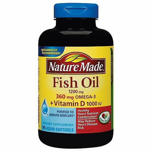 Nature Made Visolie + Vitamine D, 90 Vloeibare Softgels (Pack van 1) on Productcaster.