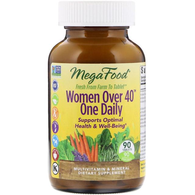 MegaFood, Women Over 40 One Daily, 90 Tablets on Productcaster.