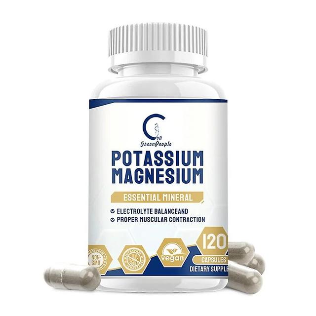 Sofirn GPGP Greenpeople Magnesium Potassium Capsules Gym Easily Absorbed Dietary Mineral Supplement Free Shipping 120pcs on Productcaster.