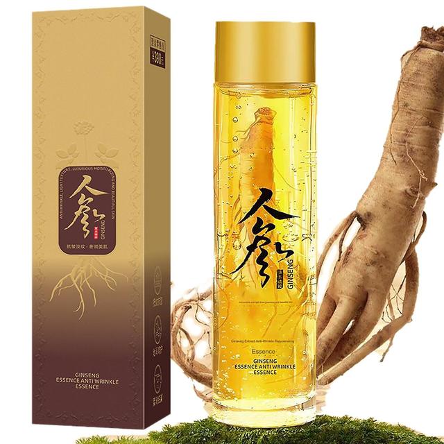 Zjrui Ginseng Extract Liquid, 120ml Ginseng Essence, Ginseng Polypeptide Anti-Ageing Essence, Ginseng Anti Wrinkle Essence, Moisturizing Essence 1pcs on Productcaster.