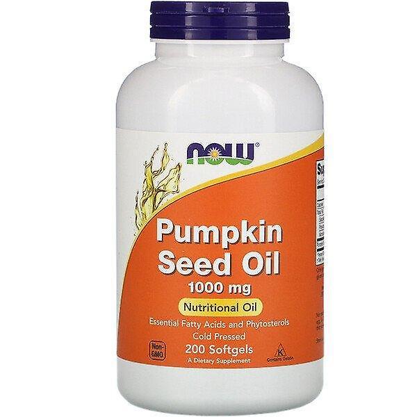 Now Foods, Pumpkin Seed Oil, 1,000 mg, 200 Softgels on Productcaster.