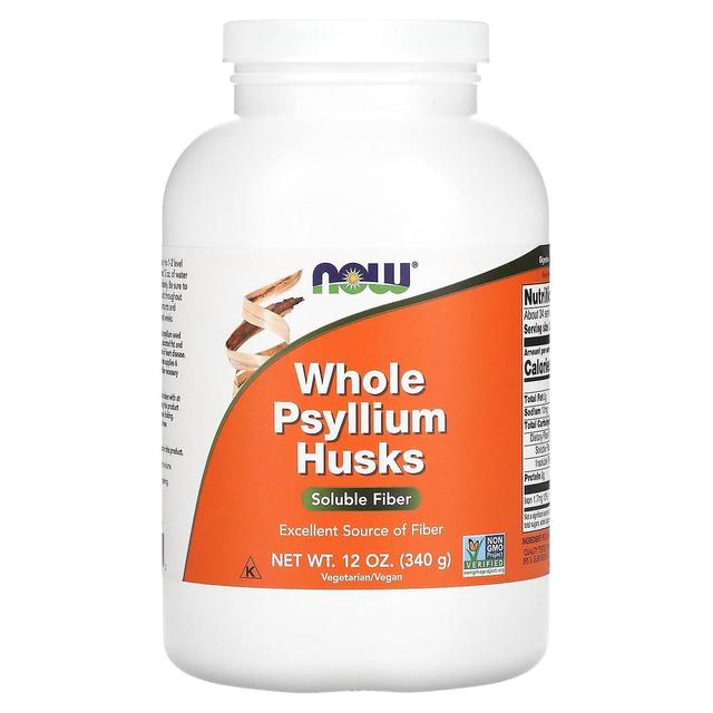 NOW Foods, kokonaiset psylliumkuoret, 12 oz (340 g) on Productcaster.