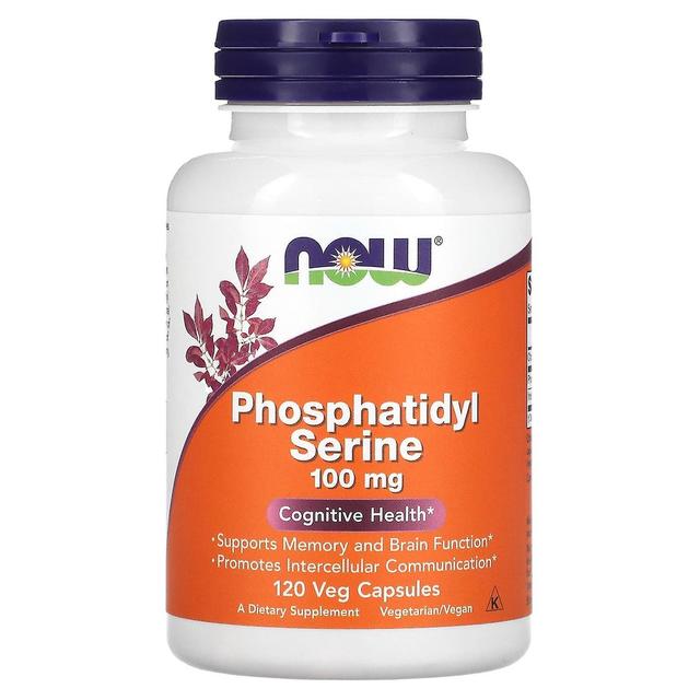 NOW Foods, Phosphatidyl Serine, 100 mg, 120 Veg Capsules on Productcaster.