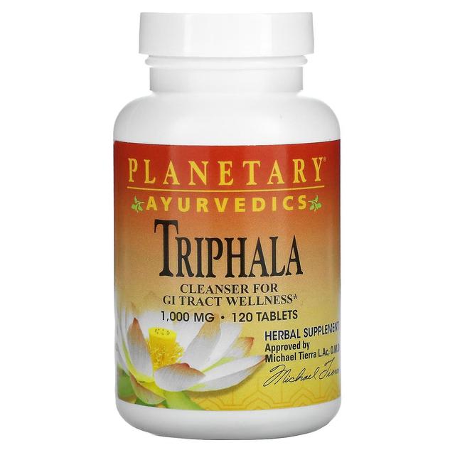 Planetary Herbals, Ayurvedics, Triphala, 1,000 mg, 120 Tablets on Productcaster.