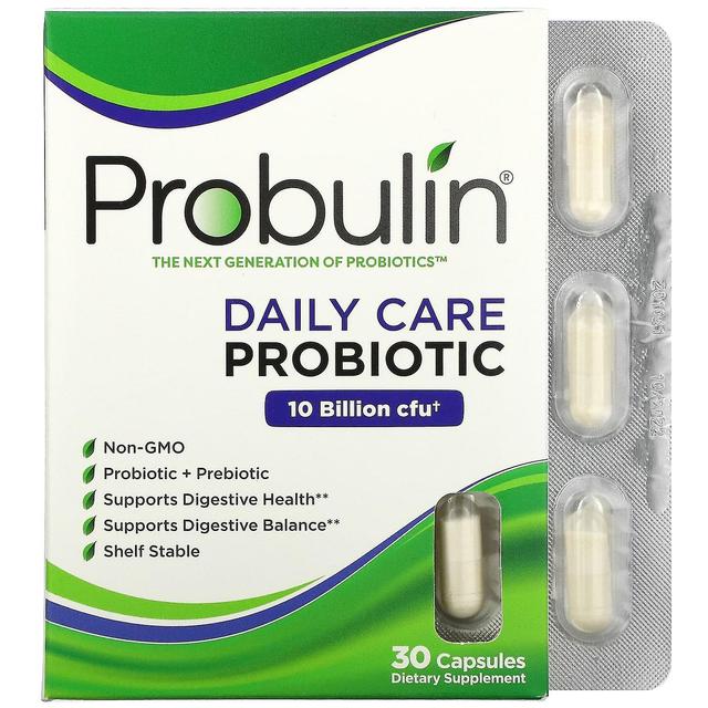 Probulin, Daily Care, Probiotic, 10 Billion CFU, 30 Capsules on Productcaster.