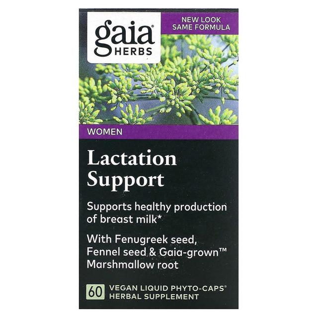 Gaia Herbs, Lactation Support for Women, 60 Vegan Liquid Phyto-Caps on Productcaster.