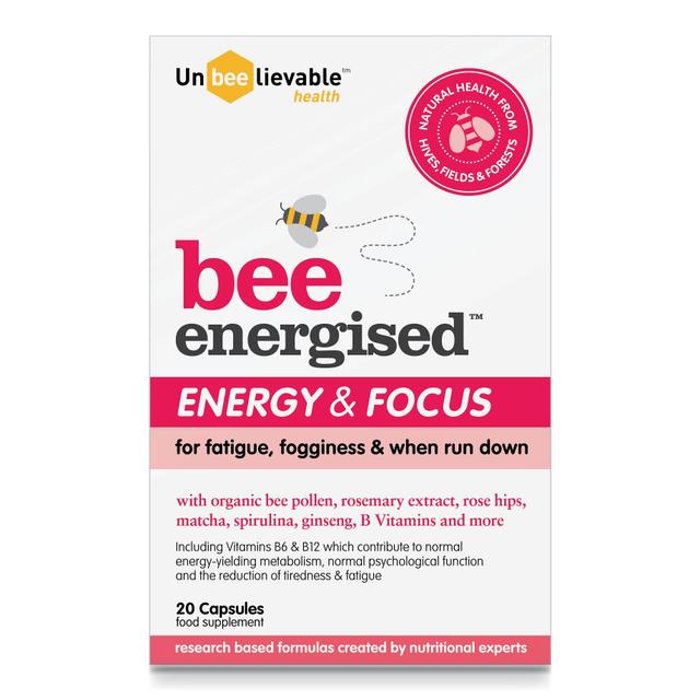 Unbeelievable bee energised energy & focus 20's on Productcaster.